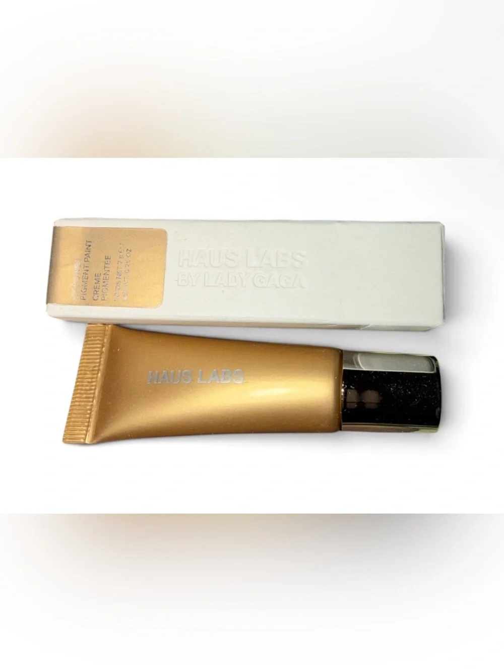 HAUS LABS Hy-Power Eye Pigment Paint in Gold Shimmer